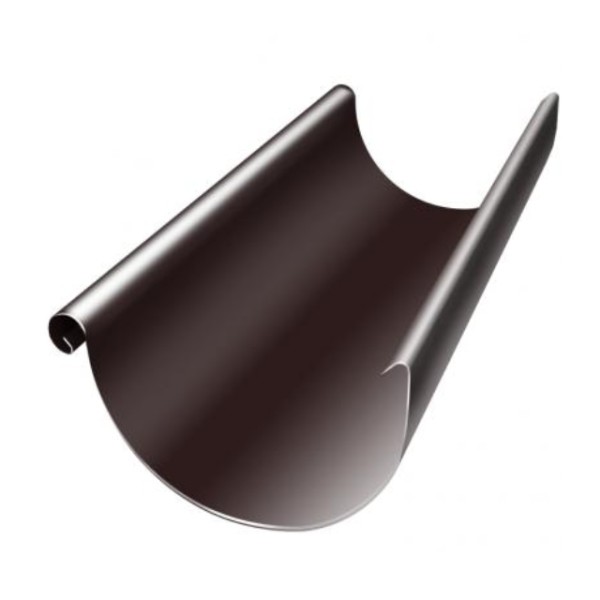 Водосток Grand Line 125x90 – Желоб 3м RAL 8017 купить в Выборге