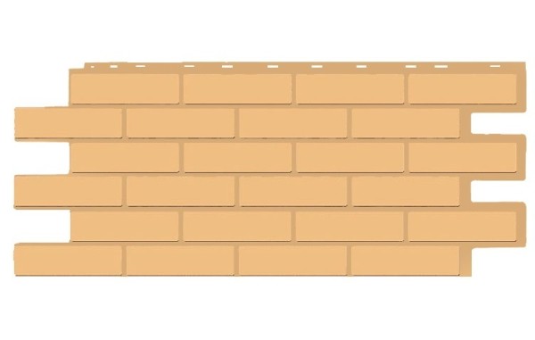Фасадная панель T-Siding Кирпич Модерн Эко Крем купить в Выборге