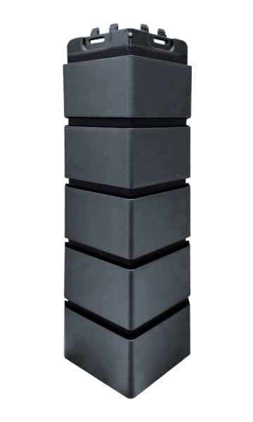 Угол Grand Line состаренный кирпич премиум Графит (шов RAL 9005) купить в Выборге