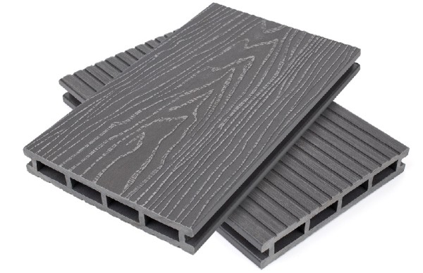 Террасная доская ДПК NanoWood Nature 3D пустотелая Серый купить в Выборге