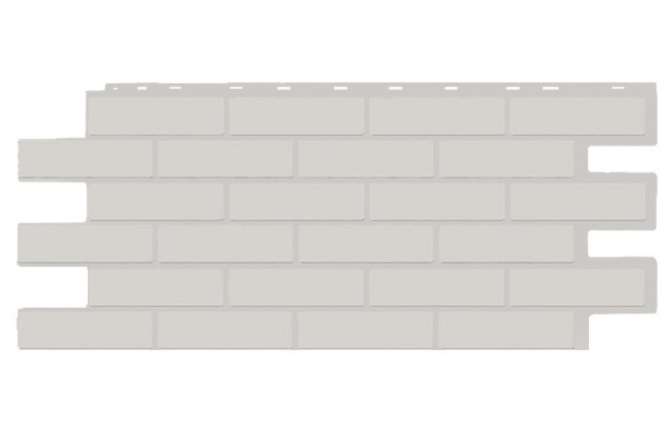 Фасадная панель T-Siding Кирпич Модерн Эко Уайт купить в Выборге