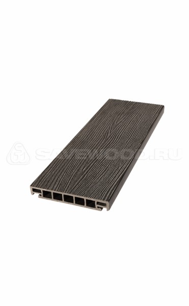 Террасная доска из ДПК SW Salix (S) (R) темно-коричневый купить в Выборге