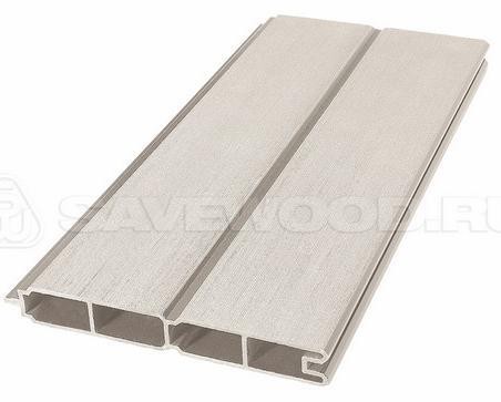Заборный профиль из ДПК Savewood SW Agger матовый бежевый купить в Выборге